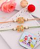 CraftVatika Rakhi for Brother Kids Rakhi Set of 2 Rakhi with Fridge Magnet Multicolor