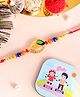 CraftVatika Rakhi Gift Combo for Brother With Fridge Magnet Multicolor