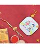 CraftVatika Rakhi Magnet Gift for Brother Fridge Magnet for Fridge Decoration Rakhi for Boy Rakhi Rakhi Magnet Set, Magnet Multicolor