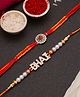 CraftVatika Rakhi Gift Combo for Brother With Fridge Magnet Multicolor