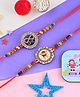 CraftVatika Rakhi Gift Combo for Brother With Fridge Magnet Multicolor