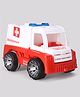 United Agencies City Ambulance Friction Power - Red and White