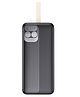 I Kall IKPB50 50,000mAh Power Bank, 65W Fast Charging, 2 USB Ports, LED Display, Laptop Charging,Li-Polymer Battery (Black)