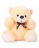 Dimpy Stuff Teddy Bear Soft Toy With Bow Cream - 37 cm