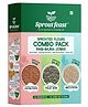 Sprout Feast Sprouted flours Combo packs|Sprouted Ragi 250 g|Sprouted Jowar 250 g Sprouted Bajra 250g|100% Homemade & Naturally Dried|Gluten Free