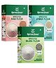 Sprout Feast Sprouted flours Combo packs|Sprouted Ragi 800 g|Sprouted Jowar 800 g|Sprouted Bajra 800 g|100% Homemade & Naturally Dried | Gluten Free