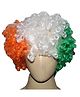 Kaku Fancy Dresses Independence Day Theme Tri Color Wig For Costume Accessories - Multi Colour