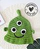 Woonie Crochet Devil Designed Cap - Green