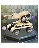 VGRASSP Disc Launcher Bump And Go Action UFO Tank Toy For Kids With 5 Colorful Discs - Features Automatic Rotating Turret, Shooting Discs, Cool Stage Lighting - Color As Per Stock