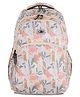 JUSTBAGS School Backpack with 2 Spacious Compartments and 2 Bottle Holders 34L Cream - Height 19 Inches