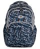 JUSTBAGS School Backpack with 2 Spacious Compartments and 2 Bottle Holders 34L Navy - Height 19 Inches