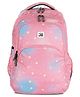 JUSTBAGS School Backpack with 2 Spacious Compartments and 2 Bottle Holders 34L  Pink - Height 19 Inches