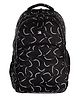 JUSTBAGS School Backpack with 2 Spacious Compartments and 2 Bottle Holders 34L Black - Height 19 Inches