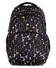 JUSTBAGS School Backpack with 2 Spacious Compartments and 2 Bottle Holders 34L Black - Height 19 Inches