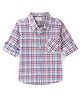 Babyhug Cotton Woven Full Sleeves Checkered Shirt - Multicolor