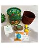 Sow and Grow Premium Plantable Flower Crochet Rakhi with Sunflower Seeds  Combo and a DIY Grow Kit