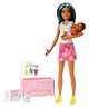 Barbie Babysitter Doll With Accessories Pink - Height 25.5 cm
