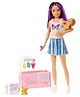 Barbie Skipper Babysitter Doll with Accessories Purple - Height 25.5 cm