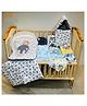 Fareto Baby Clothing Combo 61 in 1 Combo New Born Baby Complete Daily Items (0-6 Months)grey Moon