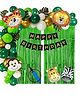 Bubble Trouble animal Theme Birthday Decoration kit - 101 Pcs(Color May Vary)