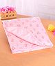 Simply Interlock Knit Bath Towel with Teddy Bear Print L 80 x B 80 cm - Pink