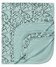 Simply Interlock Knit Striped Bath Towel L 80 x B 80 cm - Aqua Blue