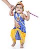 Itsmycostume Janmashtami Theme Lace Embellished Sri Krishna Costume Set - Blue