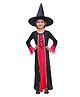 Itsmycostume Halloween Theme Full Sleeves Wicked Witch Costume Set - Black