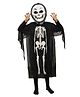 Itsmycostume Halloween Theme Full Sleeves Skeleton Witch Costume Set - Black