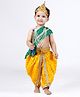 Itsmycostume Janmashtami Theme Krishna Costume Set - Green