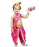 Itsmycostume Janmashtami Theme Krishna Costume Set - Pink