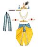 Itsmycostume Janmashtami Theme Lace Embellished Shri Krishna Costume Set - Yellow