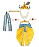 Itsmycostume Janmashtami Theme Lace Embellished Shri Krishna Costume Set - Yellow