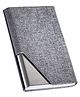 MOMISY PU Leather Professional Business Visiting Card Case Wallet Debit Credit ATM Card Holders 6.5 x 1.25 x 9.5 cm - Grey