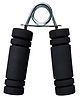 MOMISY Foam Hand Grip Strengthener/Training/Hand Exercise/Hand Gripper/Forearm Exerciser for Finger Exercise/Gym Workout Equipment to Use in Home and Gym (Black)