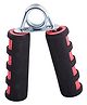MOMISY Foam Hand Grip Strengthener/Training/Hand Exercise/Hand Gripper/Forearm Exerciser for Finger Exercise/Gym Workout Equipment to Use in Home and Gym (Red)