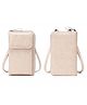Momisy Multi-Function Crossbody Bags for Women Mobile Cell Phone Holder Card Pocket Bag Stylish Pu Leather Sling Bags for Women Girls Purse Wallet Mini Shoulder Bags - Off White