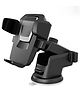Momisy Car Mobile Holder for dashboard, Windshield with 360° Rotational, Strong Suction Cup, One Click Release Button Compatible with 4 to 6.4 inch Devices