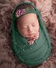 MOMISY Baby Photography Photoshoot Props Breathable Blanket Swaddle Wrap- Pearl (Green)