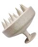 MOMISY Scalp Massager Shampoo Brush, Eco-Friendly Wheat Straw Body With Soft Silicon Bristles, Hair Scalp Scrubber, Scalp Exfoliator | Dandruff Removal, Prevents Hair Loss For Men, Women (Beige)