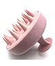 MOMISY Scalp Massager Shampoo Brush, Eco-Friendly Wheat Straw Body With Soft Silicon Bristles, Hair Scalp Scrubber, Scalp Exfoliator | Dandruff Removal, Prevents Hair Loss For Men, Women (Pink)