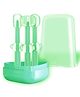 INPOUT 3 Steps Silicone Toothbrush, Tongue Cleaner & U Shaped Toothbrush with Travel Case