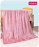 Babyhug Soft Milky Plush Blanket - Pink