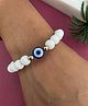 Digital Dress Room Friendship Day Band Evil Eye & White Crystals Adjustable Bracelet for Boys/Girls