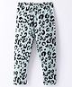 CrayonFlakes Animal Printed Super Stretch Full Length Leggings - Green