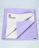 R for Rabbit Waterproof Quick Dry Sheet Bliss for Baby | Anti-Piling Fleece Breatheable Fabric Extra Absorbent Instant Dry Baby Bed/Cot Protector Mat (Size-S,Purple)