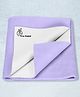 R for Rabbit Waterproof Quick Dry Sheet Bliss for Baby | Anti-Piling Fleece Breatheable Fabric Extra Absorbent Instant Dry Baby Bed/Cot Protector Mat (Size-M,Purple)