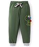 Wonderchild Dinosaur Embroidered Pajama - Green