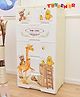 TOYPENTER 5 Layers High Density Plastic Storage Cabinate with Wheels I Collapsible Kids Clothing Wardrobe | Portable Waterproof Multipurpose Storage/Adjustable 6 Drawers Almirah for Babies (Giraffe)