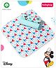 Babyhug Disney Wash Cloth Set of 3 Cool Mickey Print - Blue & Red